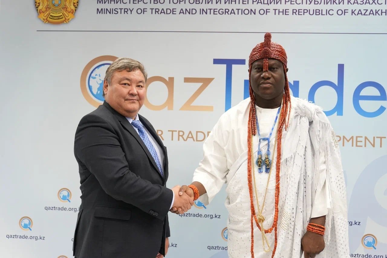Встреча представителей АО «QazTrade» с Ooni of Ife